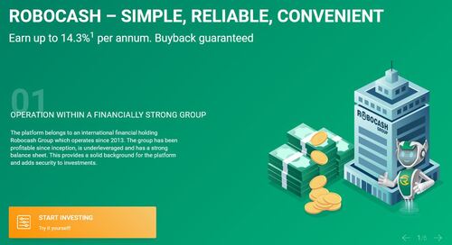 Robocash is a fully automated investment platform avaiable to UK investors looking to profit