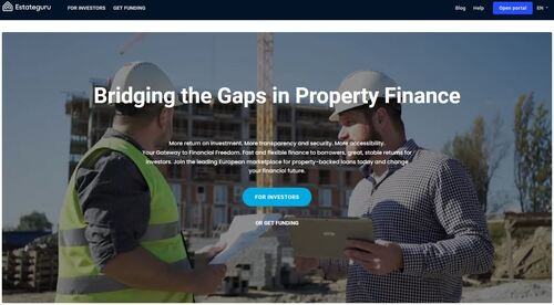 EstateGuru lists asset-backed real-estate projects for p2p investors looking to earn passive income