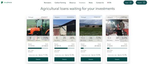 HeavyFinance helps fund farming projects by granting collaterlized loans to European farmers