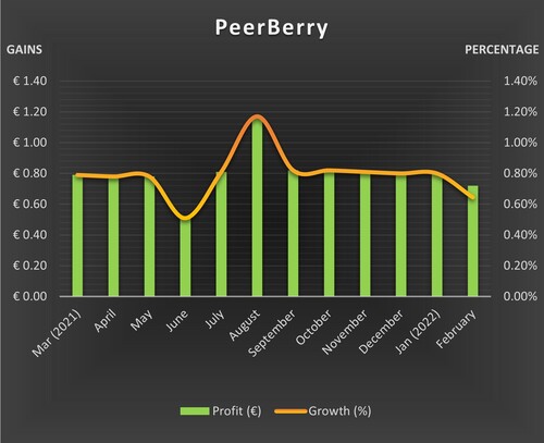 P2PIncome's financial experts are impressed with PeerBeery's overall performance