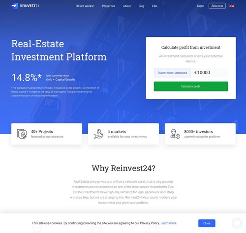 A review of Reinvest24's low risk investing features