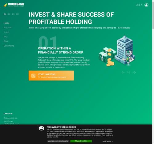 A Review of RoboCash's Compounding Interest Investments