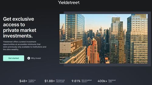 Yieldstreet is a world-class alternative-investment platform for accredited investors